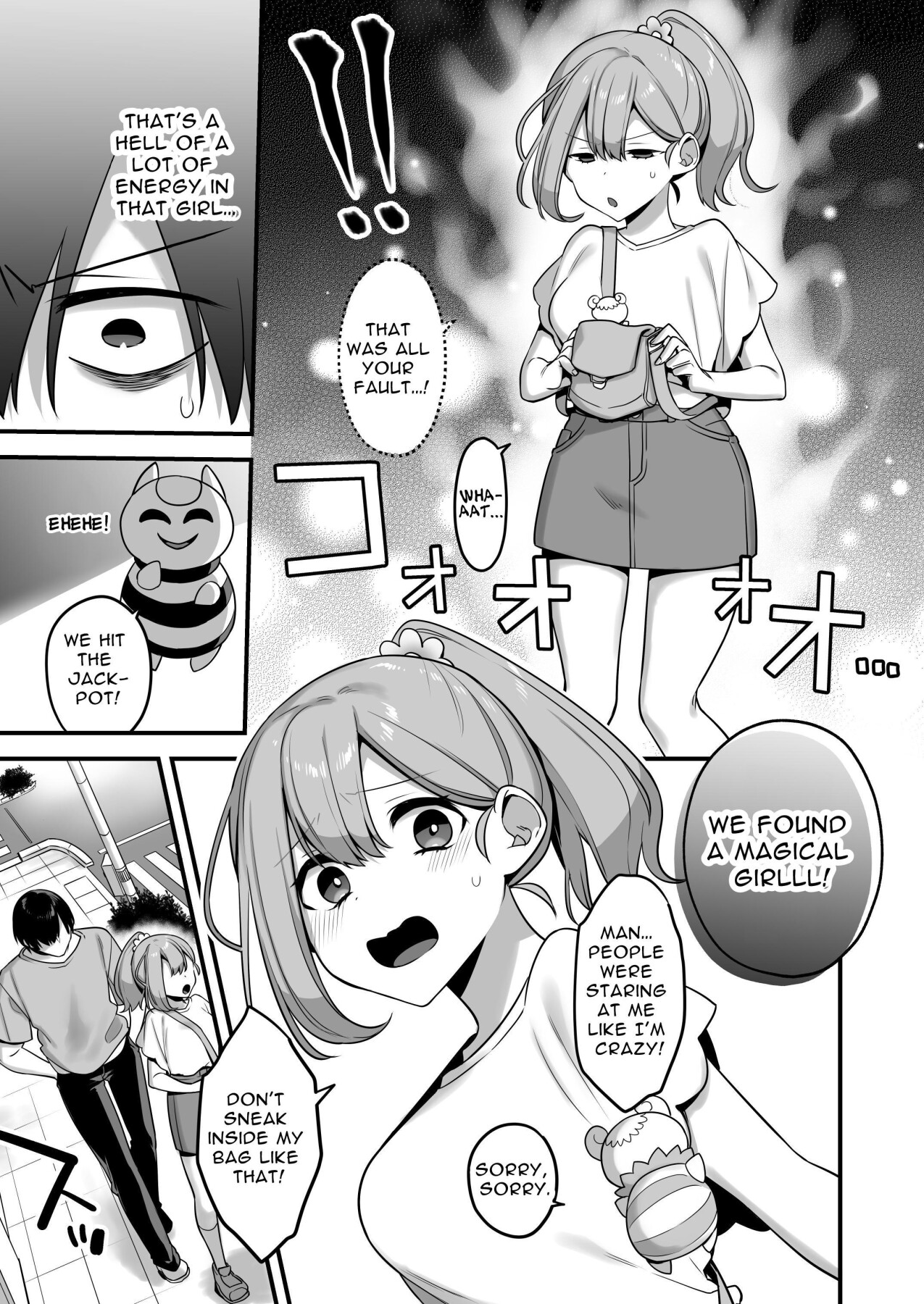 Hentai Manga Comic-Since I became a pawn of evil... I'll disgrace the magical girl-Read-6